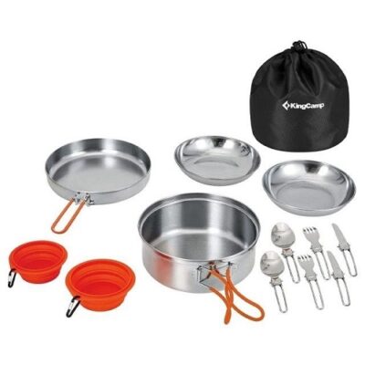 ست ظروف کینگ کمپ King Camp مدل KA2209 SILVER