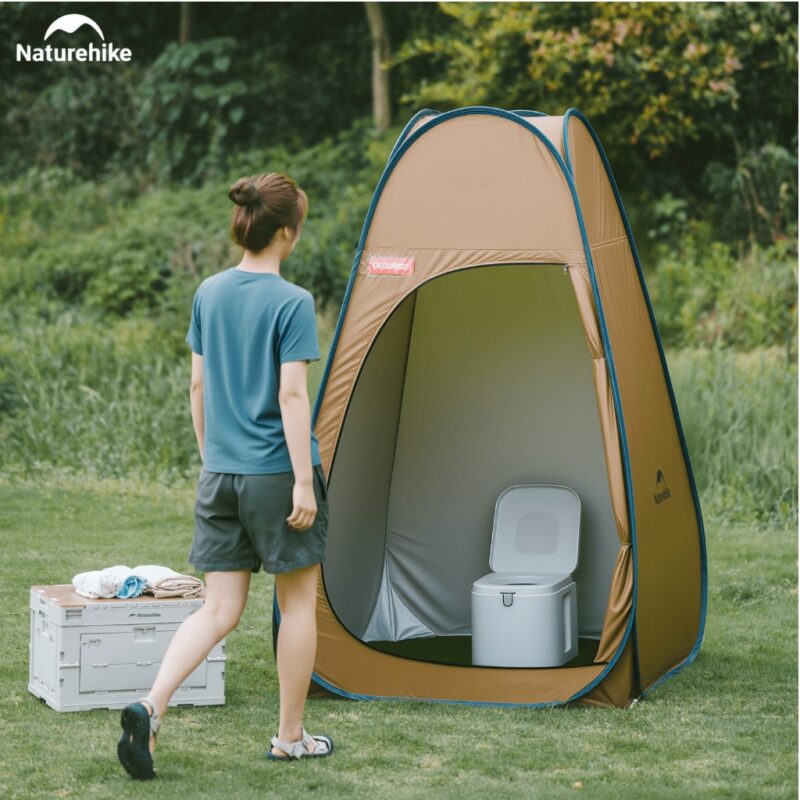 چادر حمام و توالت صحرایی نیچرهایک Naturehike مدل NH17Z002-P