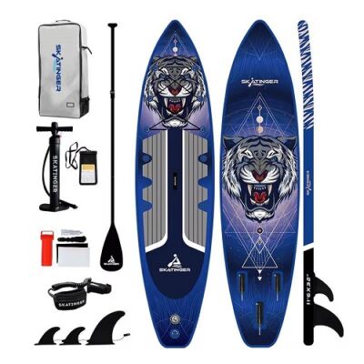 پدل برد اسکیتینگر Skatinger مدل White Tiger