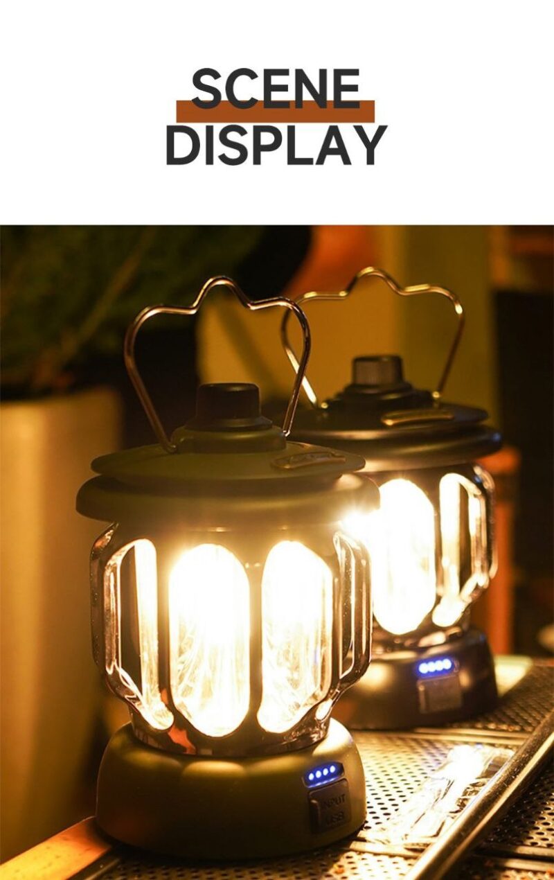 فانوس شارژی Retro Lamp مدل RL2000